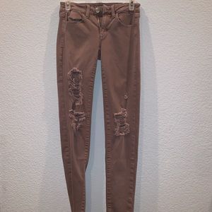 mauve jeans